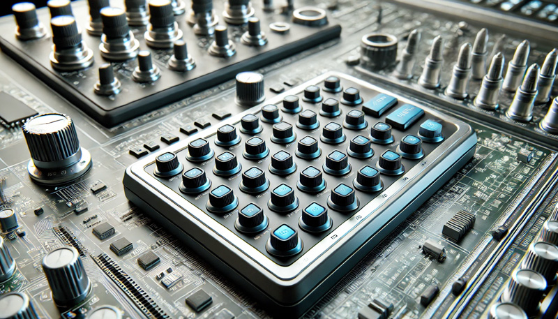Silikonschaltmatten zur Bedienung elektronischer Geräte