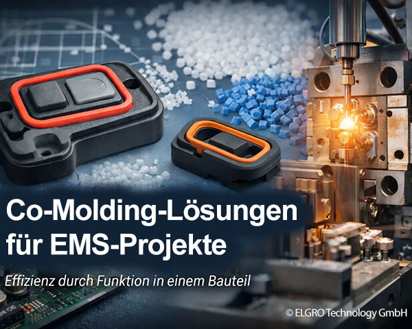 Co-Molding-Lösungen für EMS-Projekte - Effizienz durch Funktion in einem Bauteil